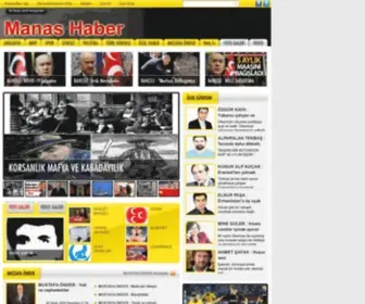 Manashaber.com(Manas Haber) Screenshot