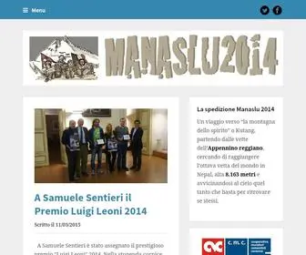 Manaslu2014.com(Dall'appennino reggiano all'Himalaya) Screenshot