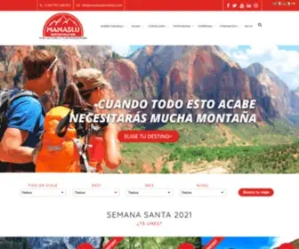 Manasluadventures.com(Tu mejor agencia de montaña) Screenshot