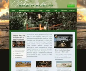 Manasotabeachclub.com(Manasota Beach Club) Screenshot