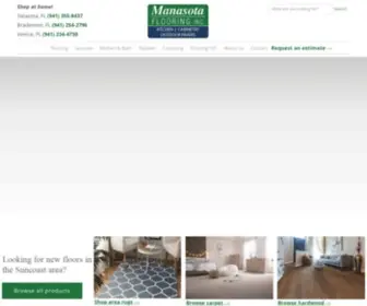 Manasotaonline.com(Flooring in Sarasota) Screenshot