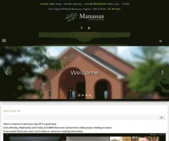 Manassaschurch.org(The Manassas Church Website) Screenshot