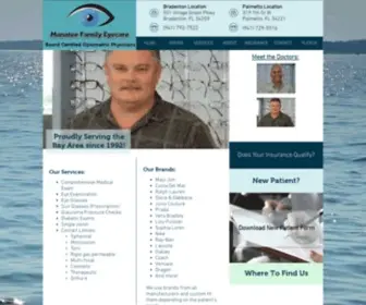 Manateefamilyeyecare.com(Manatee Family Eyecare) Screenshot