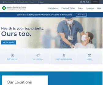 Manateehealthcaresystem.com(Manatee Healthcare System) Screenshot