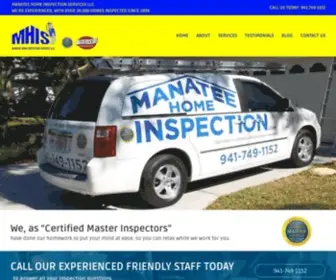 Manateehomeinspection.com(Manatee Home Inspection) Screenshot