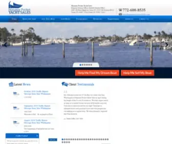 Manateepocketyachtsales.com(Stuart Florida Yacht Brokers) Screenshot