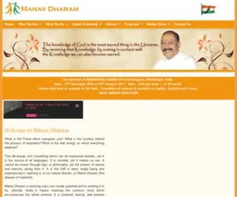 Manavdharam.org(Shri Satpal Maharaj Ji) Screenshot