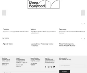 Manawynwood.com(The Mana Wynwood Production Village) Screenshot