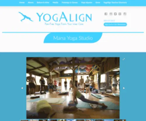 Manayoga.com(Mana Yoga Studio) Screenshot