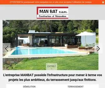 Manbatmc.com(Entreprise Renovation et Construction MAN BAT) Screenshot
