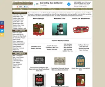 Mancavecollection.com(Provides information and best products to build a perfect mancave. Find personalized man cave gifts) Screenshot