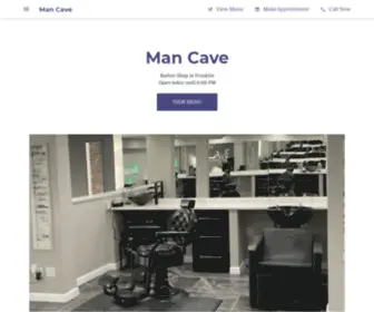 Mancavefranklin.com(Man Cave) Screenshot