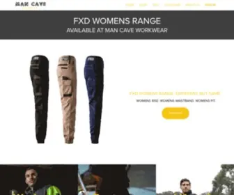 Mancaveworkwear.com.au(Man Cave Workwear) Screenshot