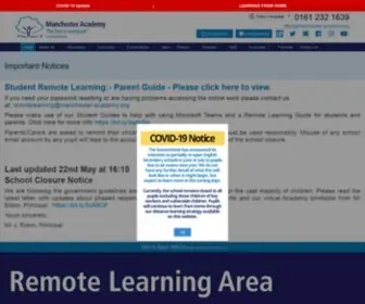 Manchester-Academy.org(Manchester Academy) Screenshot