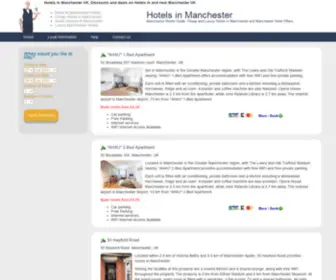 Manchester-Hotels-Guide.co.uk(Hotels in Manchester UK) Screenshot