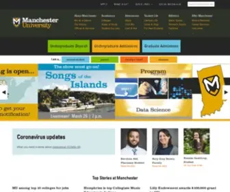 Manchester.edu(Manchester University) Screenshot