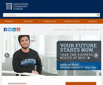Manchestercc.edu(Manchester Community College) Screenshot