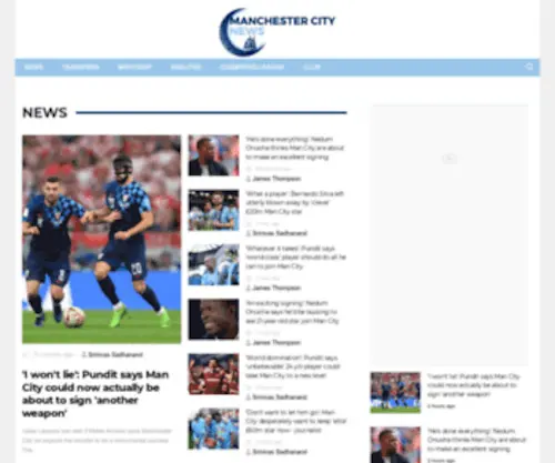Manchestercity.news(Manchestercity news) Screenshot