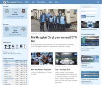 Manchestercity.no(ManchesterCity) Screenshot