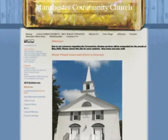 Manchestercommunitychurch.com(Manchester Community Church Where people count and Christ is honored) Screenshot