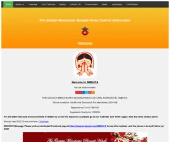 Manchesterdurgapuja.co.uk(Home Page GMBHCA) Screenshot