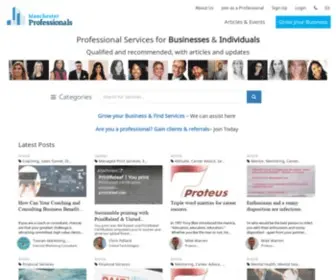 Manchesterprofessionals.co.uk(Find professional advisers and services in Manchester. Manchester Professionals) Screenshot