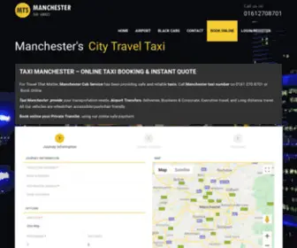 Manchestertaxiservice.co.uk(Manchester taxi) Screenshot