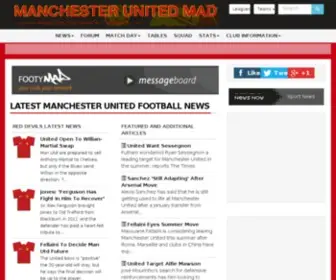 Manchesterunited-Mad.co.uk(Man. Utd) Screenshot