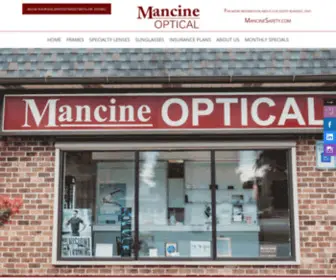 Mancineoptical.com(Mancine Optical) Screenshot