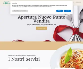 Mancinicatering.it(Mancini Catering Roma e provincia) Screenshot