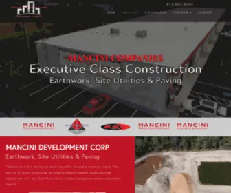 Mancinidevelopmentcorp.com(Mancini Development Corp) Screenshot