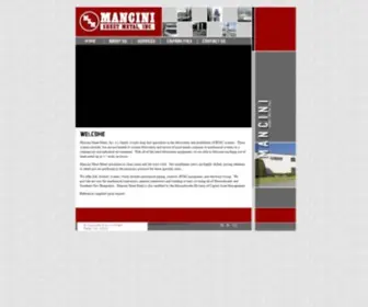 Mancinisheetmetal.com(Mechanical Piping) Screenshot