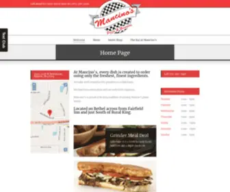Mancinosmuncie.com(Mancino's of Muncie) Screenshot
