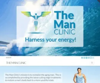 Manclinics.com(The Man Clinic) Screenshot