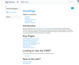 Mancmn.org(CMN Wiki) Screenshot