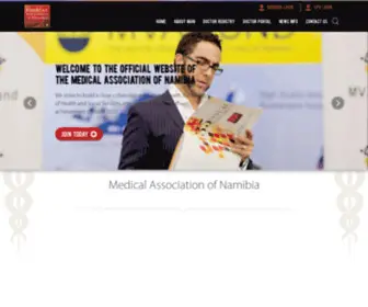 Man.com.na(Medical Association of Namibia) Screenshot