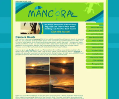 Mancora.net(常德型融装饰材料公司) Screenshot