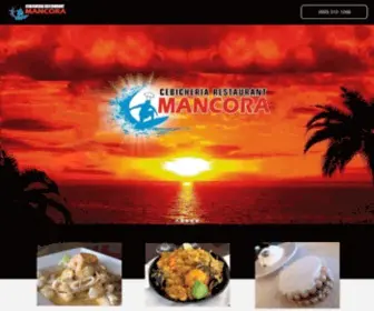 Mancoracebicheria.com(Mancora Restaurant) Screenshot
