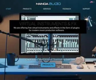 Manda-Audio.com(MANDA AUDIO) Screenshot