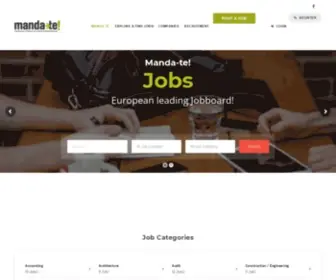 Manda-TE.com(Manda-te Jobs) Screenshot