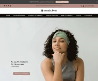 Mandabees.com(MandaBees Headbands) Screenshot