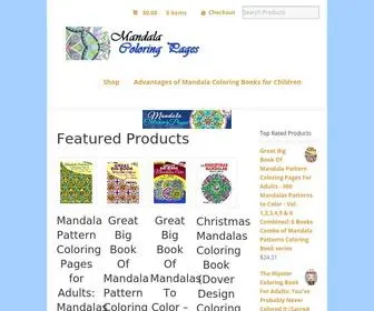 Mandalacoloringpages.net(Mandala Coloring Pages) Screenshot