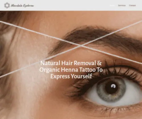 Mandalaeyebrow.com(& Henna Art) Screenshot