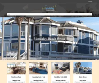 Mandalaybeachhouse.com(Mandalay Beach House) Screenshot