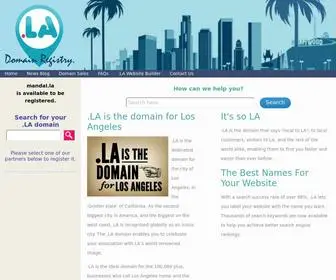 Mandal.la(The LA Registry site) Screenshot