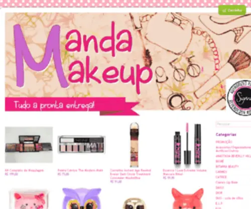Mandamakeup.com.br(Mandamakeup) Screenshot