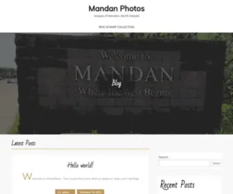 Mandanphotos.com(Images of Mandan) Screenshot