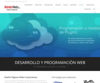 Mandanwebs.com(Diseño páginas y Programación web) Screenshot
