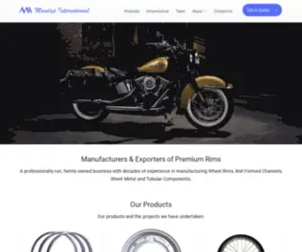 Mandaprims.com(Premium Rims Exporter & Manufacturer) Screenshot