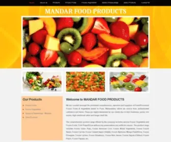 Mandarfoodproducts.com(MANDAR FOOD PRODUCTS) Screenshot